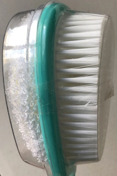 Glam & Beauty Spa Dual Sided Bath Shower Brush With Extended Reach Handle