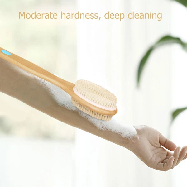 Massage Bath Brush Body Exfoliator Shower Scrubber Comb Hard Bristle