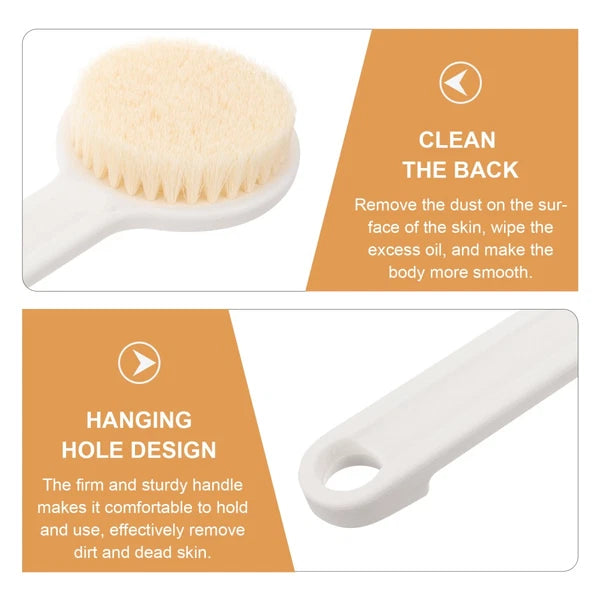 Back Scrubbing Brush for Shower Bath Brushes Long Handles Elderly