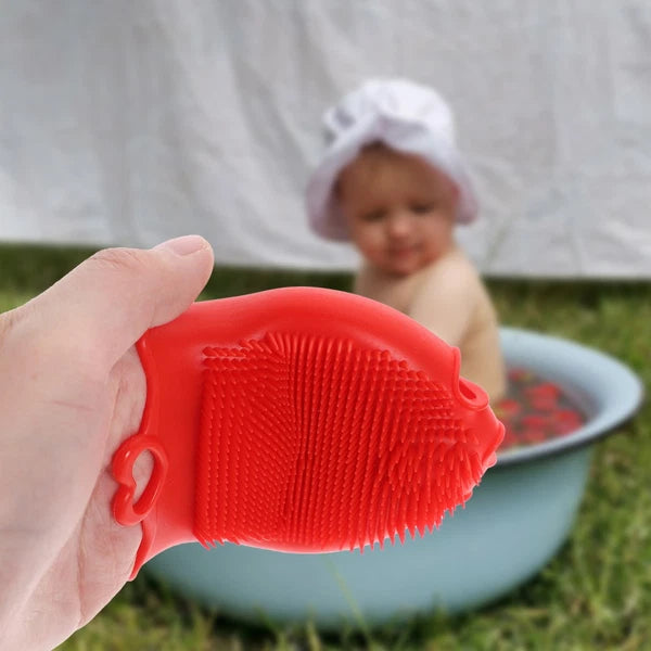Silicone Shampoo Brush Bath Shower Toddler Brushes for Exfoliator Scrubber