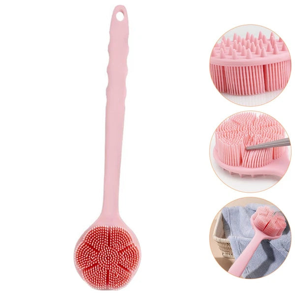 Bath Brush Long Handled Sponge for Shower Scrubber Body Exfoliating Back