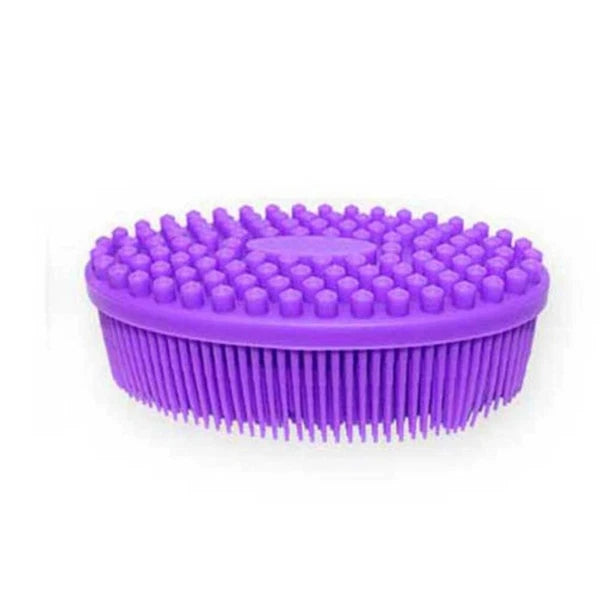 1PC Silicone Body Hair Shampoo Brush Scalp Shower Brush PVC Bathing Brush New