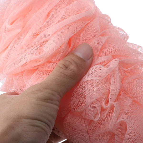 2 Pcs Body Bath Scrubber Loofah Shower with Long Handle PP Mesh