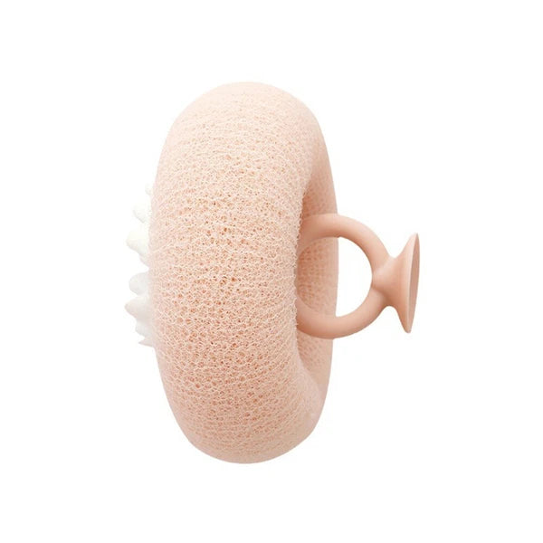 Sunflower Bath Puff Ball Super Soft Shower Exfoliating Towel with Suction Cup