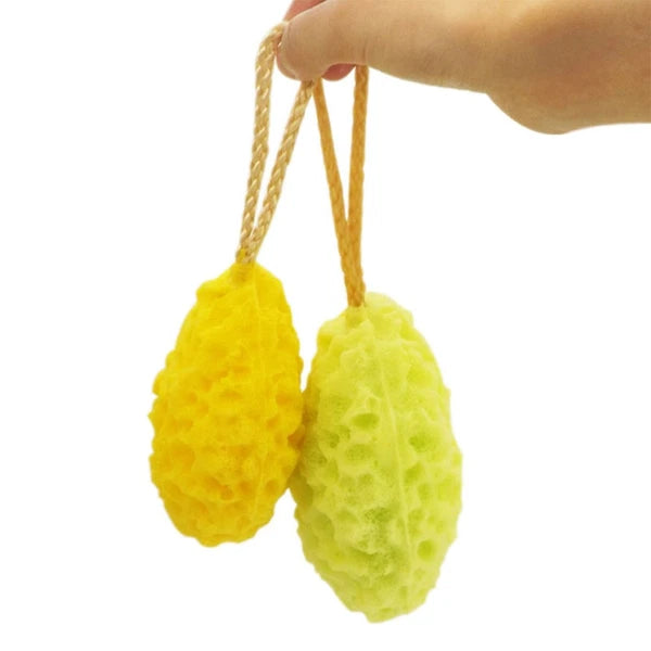 3 Pcs Bath Sponge Honeycomb Shower Brush Seaweed Cotton Exfoliating Cleaning