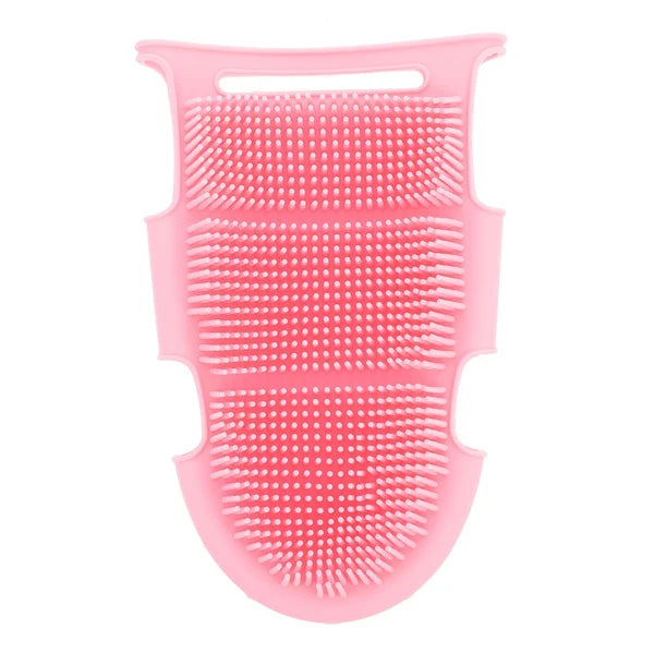 Bath Brush Dad Glove Body Shower Scrubber for Cleaning Silicone Cleansing