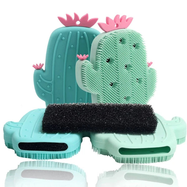 2 Pcs Bath Brush Loofah Skin Scrubber Exfoliator Baby Bristle Bathing