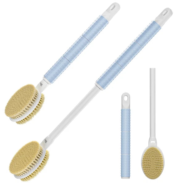 Back Brush Long Handle Shower Bath Scrubber Body With Soft Bristles Stiff