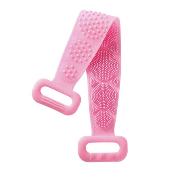 Silicone Exfoliating Back Scrubber Body Cleaning For Bath Shower Belt Brush Tool
