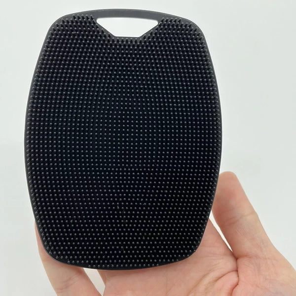Silicone Body Shower Brush Scrubbers Flat Shower Brush Gentle Exfoliat - UK