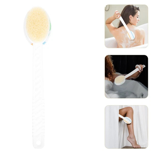 Double-head Shower Brush Man Cleaning Scrubber Bathing Accessory