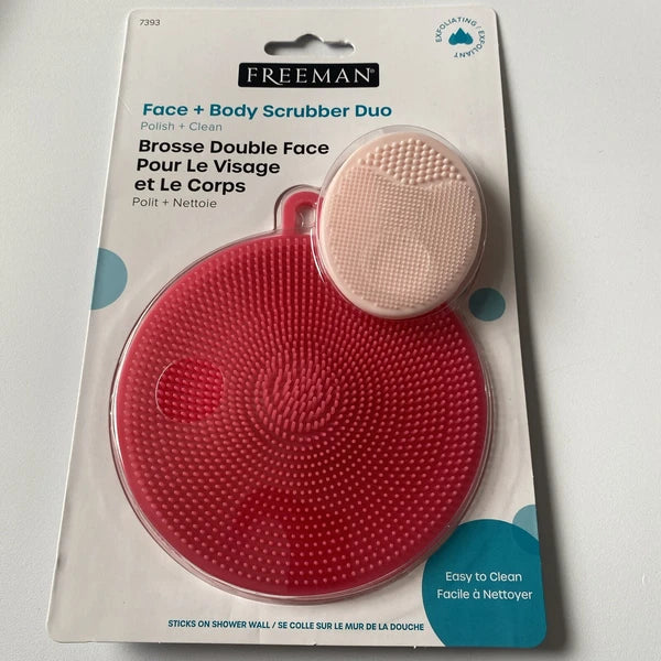 Face And Body Scrubber Duo