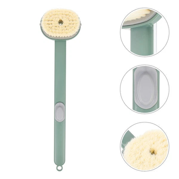 Long Handle Scrub Brush Man Shower Body Bath Back for Exfoliating