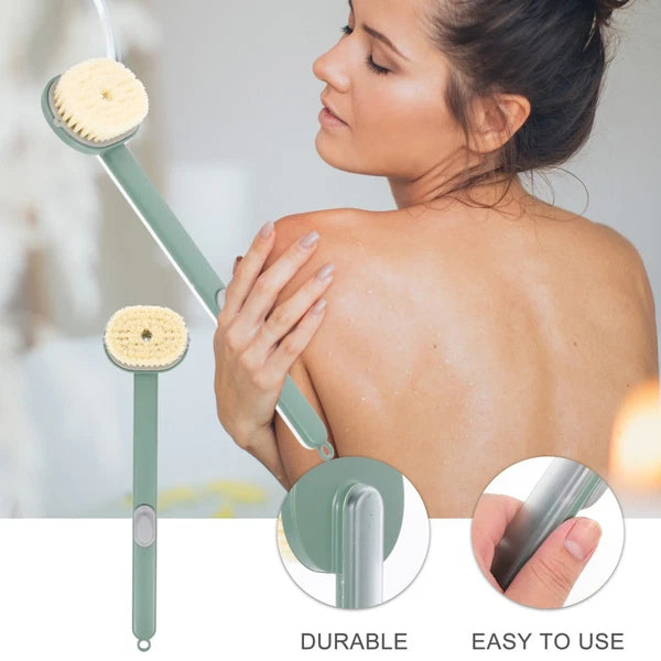 Long Handle Scrub Brush Man Shower Body Bath Back for Exfoliating