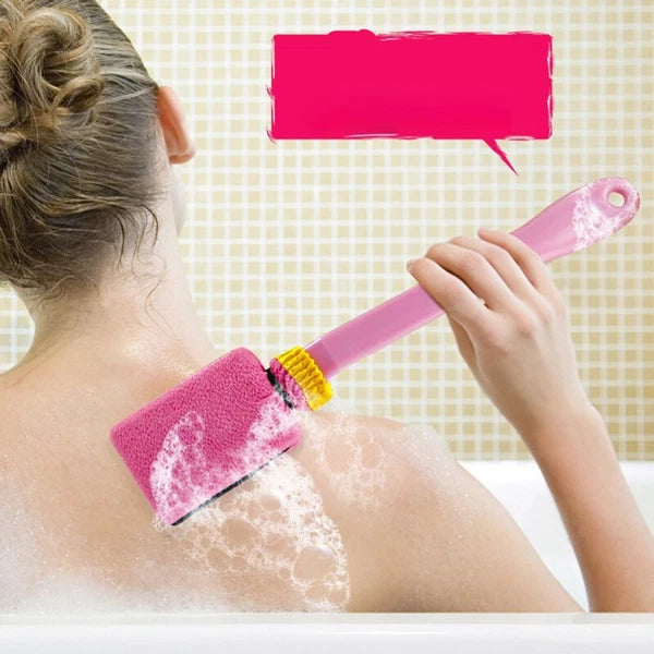 Long Handle Bath Brush Bathroom Shower Brush Random Color Body massage brush