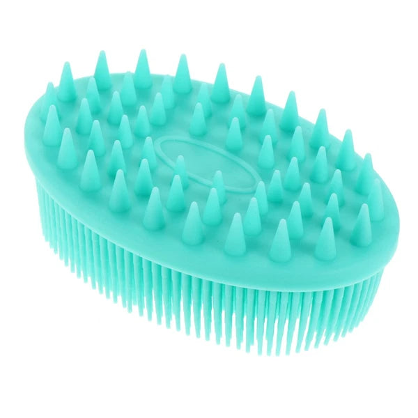 Slicone Back Scrubber Bath Body Brush Shower Brush Scalp Scrubber
