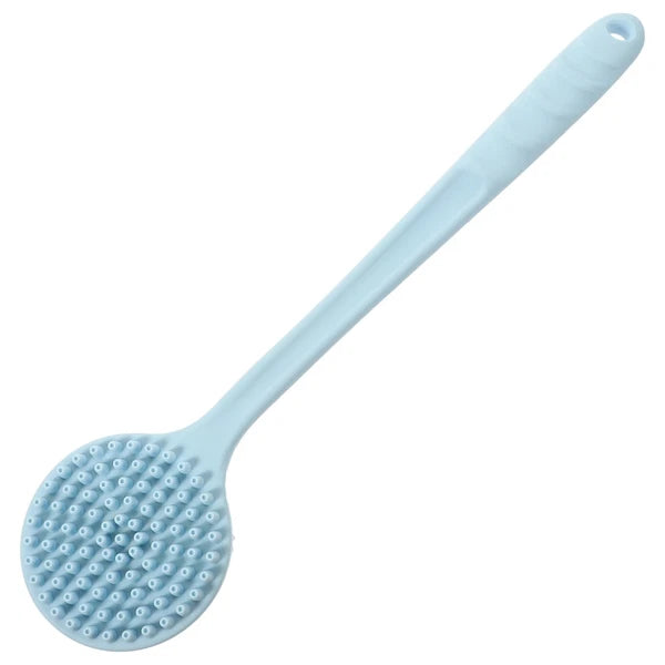 Silicone Bath Brush Back Cleaning Scrubber Man Body Long Handle Shower