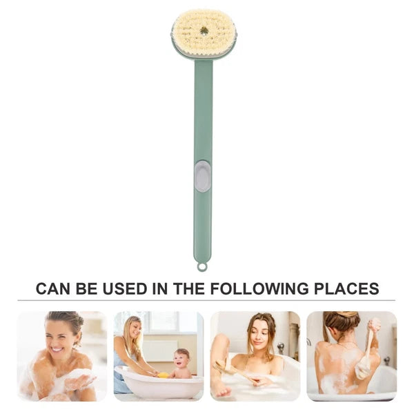 Long Handle Scrub Brush Man Shower Body Bath Back for Exfoliating