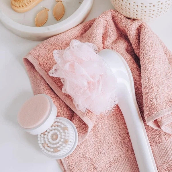 Finishing Touch Flawless Cleanse Spa Spinning Body Brush and, Shower Wand